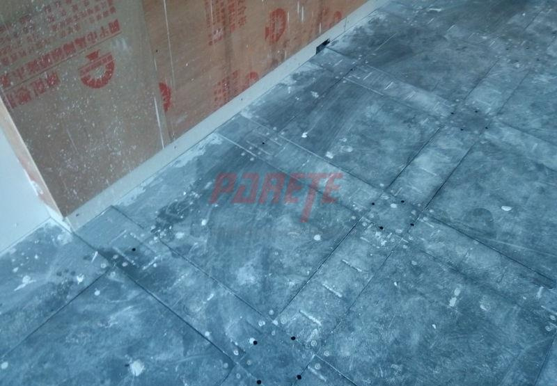 steel cementitious raised floor with trunk