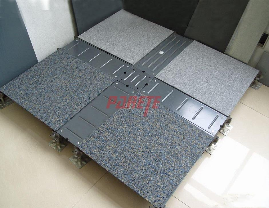 steel raised floor with trunk