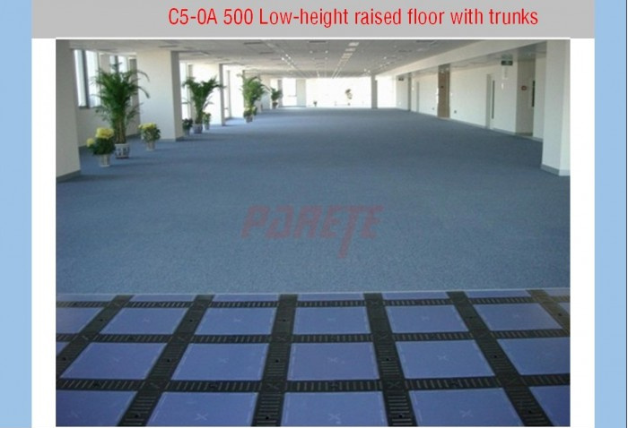 C5-OA 500 Low-Height Raised Floor with Trunking