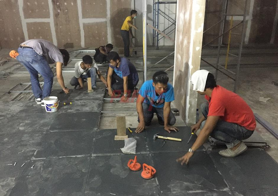  raised floor installation
