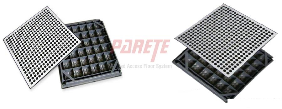 Steel ventilation floor